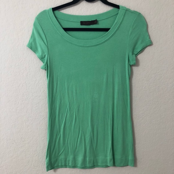 The Limited Tops - The Limited Women's Green Short Sleeve Tee